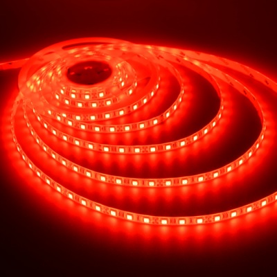 Комплект Червена LED ЛЕНТА SMD5050 300 диода 72W 5 метра Влагозащитена IP65 - Затвори